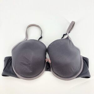 Victorias Secret Body by Victoria Lined Perfect Coverage Bra 36D Gray